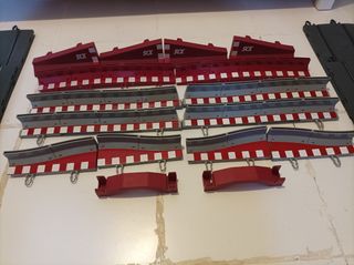 Puente con luz scalextric digital system powerline