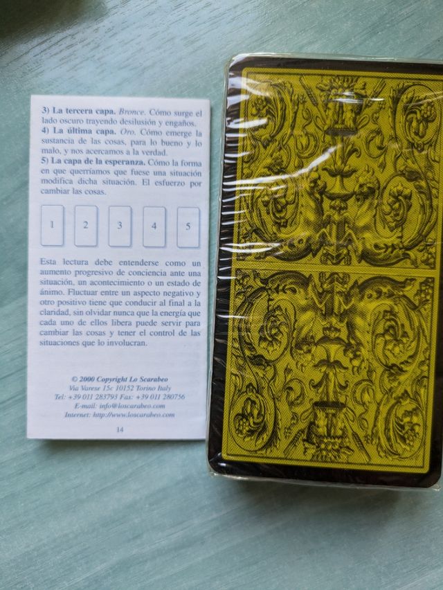 Tarot visconti sin estrenar 