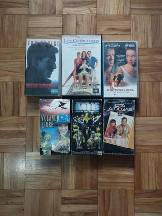 VHS Lote varias películas