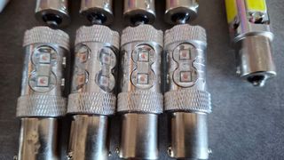 Lote lâmpadas LED cob cree P21W