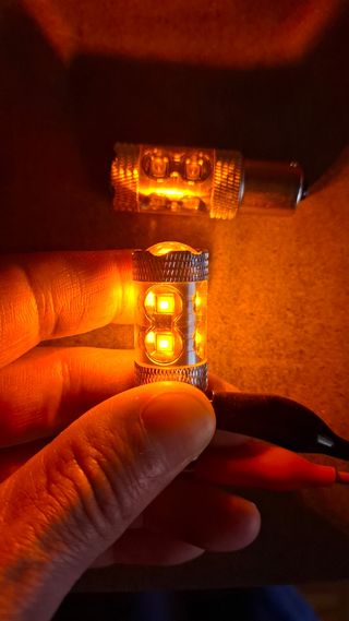 Lote lâmpadas LED cob cree P21W