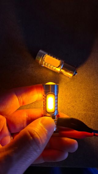 Lote lâmpadas LED cob cree P21W