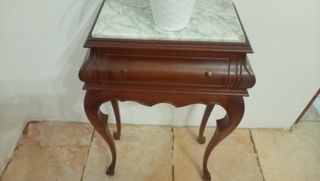 Mesita de noche antigua,mueble auxiliar, recibidor