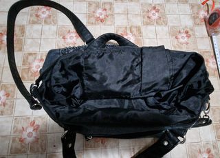 Borsa donna in cotone ed ecopelle della Carpisa