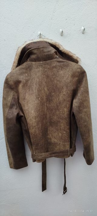 Cazadora de piel