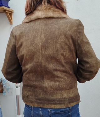 Cazadora de piel