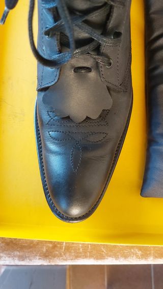 Stivaletto uomo nero fendi