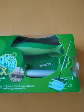 Swiffer scopa con cartellino