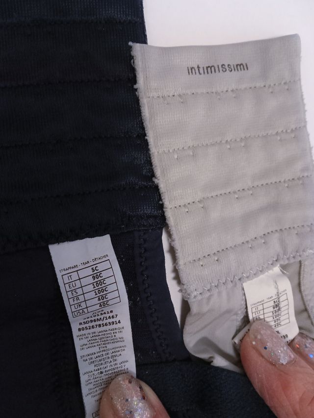 Lotto 2 reggiseni "Intimissimi" taglia5C