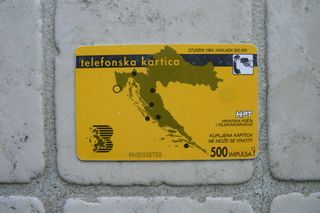 Scheda telefonica da collezione Croazia