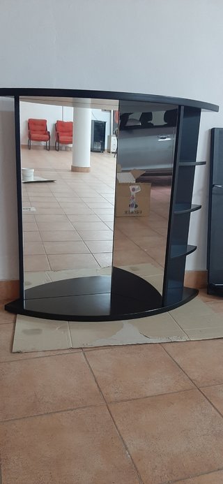 Espejo con paraguero recibidor