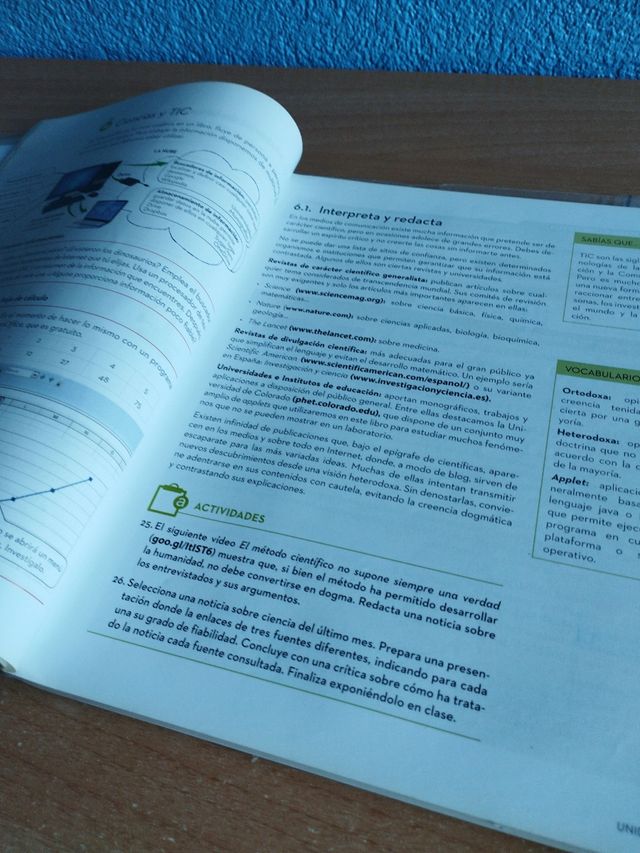 Libro de texto -  Fisica y Quimica 3° ESO