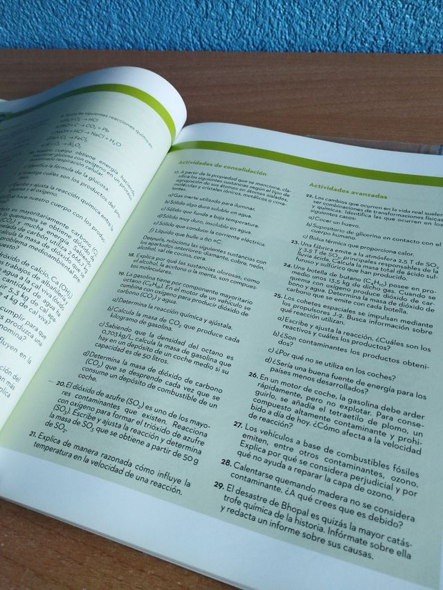 Libro de texto -  Fisica y Quimica 3° ESO