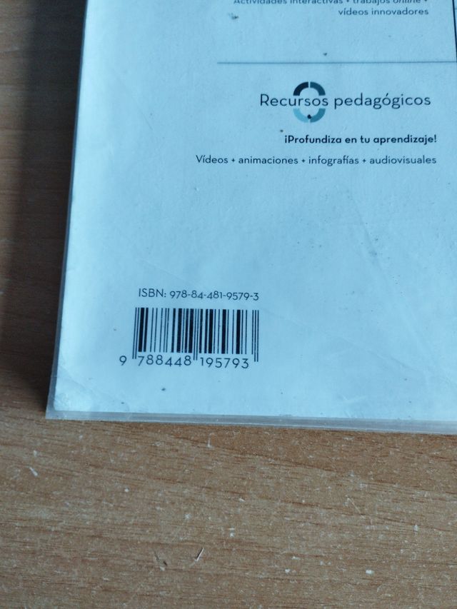 Libro de texto -  Fisica y Quimica 3° ESO