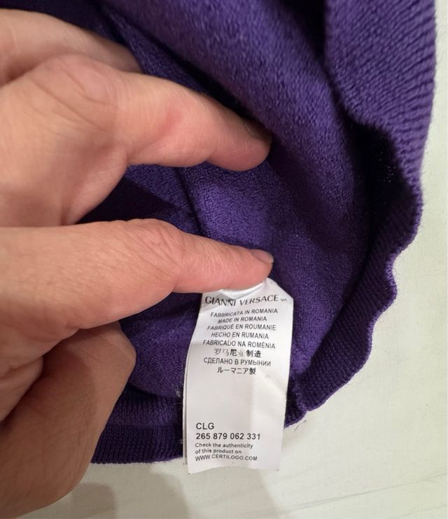 Jersey Versace talla 8/10 niño/niña