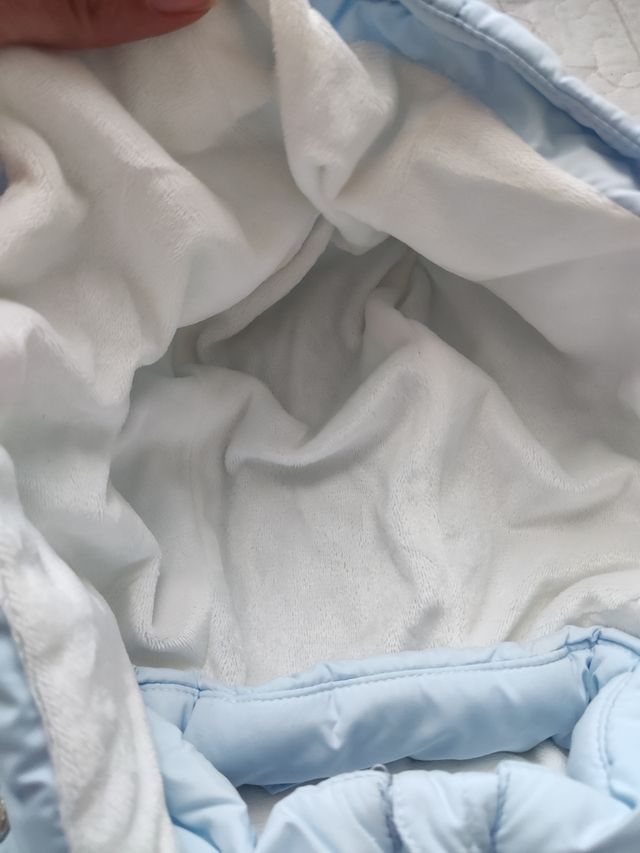 2 chaquetones azul celeste 24meses