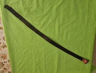 Cinta in pelle marrone chiaro, cm. 81,5x2,8