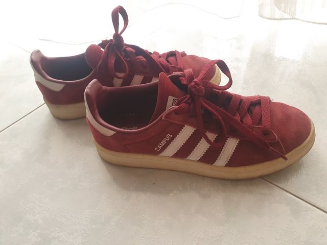 Scarpe Campus granata