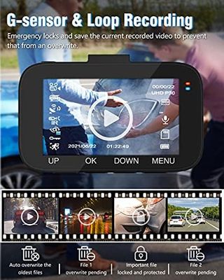 Dashcam 4K Ultra Angular y Aparcamiento · Nuevo