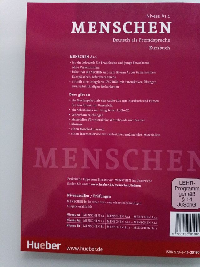 MENSCHEN A1.1 Kb+DVD-ROM (alum.)