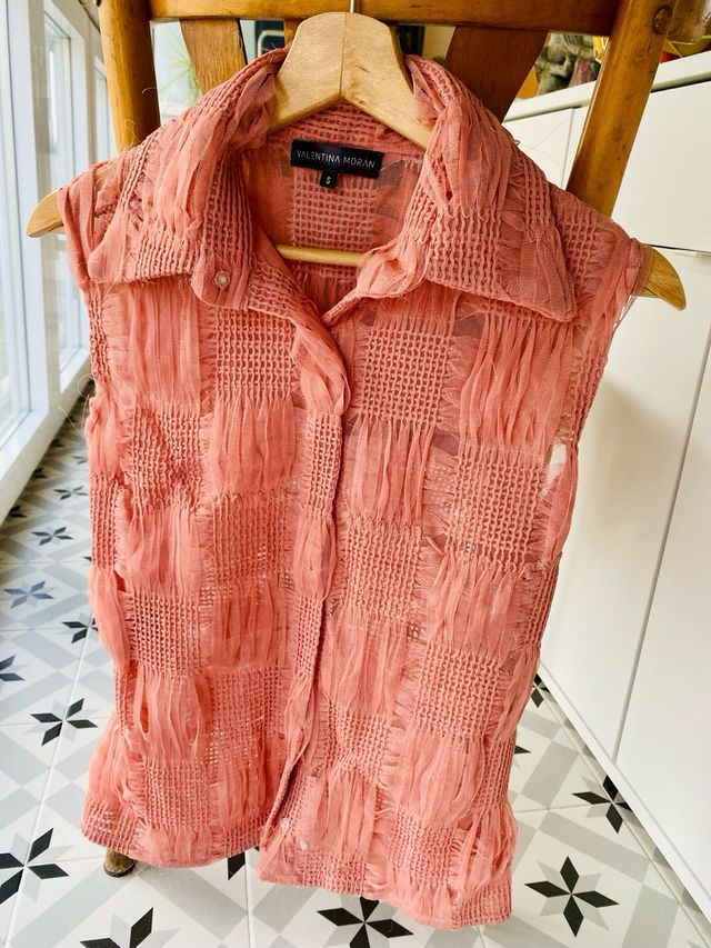 Blusa sin mangas mujer