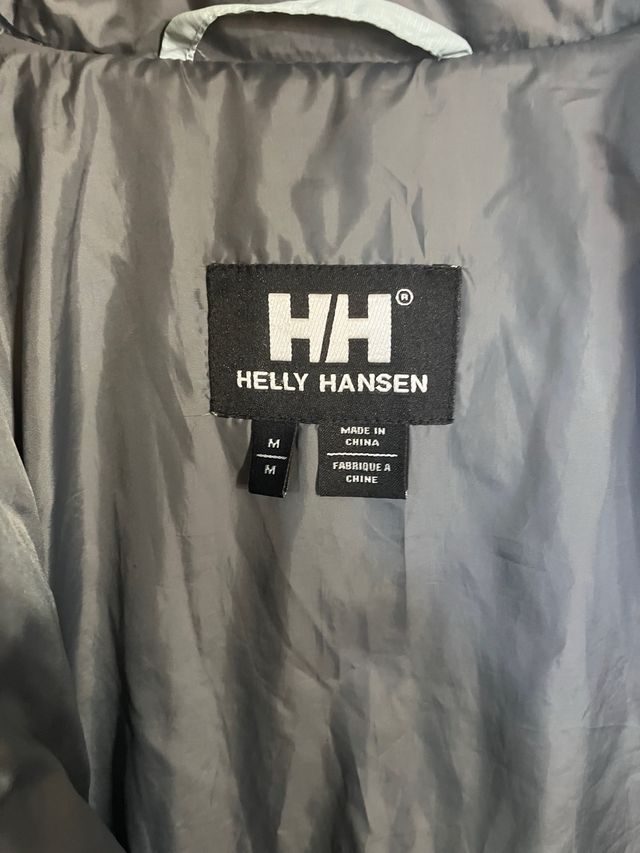 Chaqueta Hely Hansen M plumas pantalon S sky HH