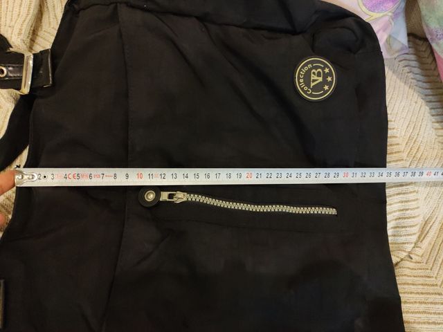 Bolso tela negro grande nuevo