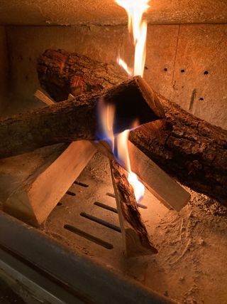 Estelles de fusta per encendre foc