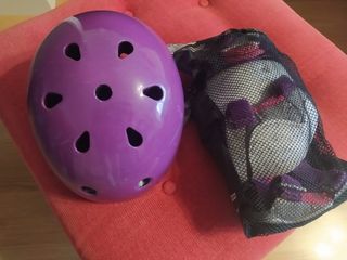 Casco y protecciones patinaje