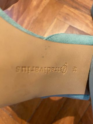 Sandalia tacon mujer