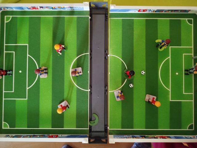 Futbolín de Playmobil impecable