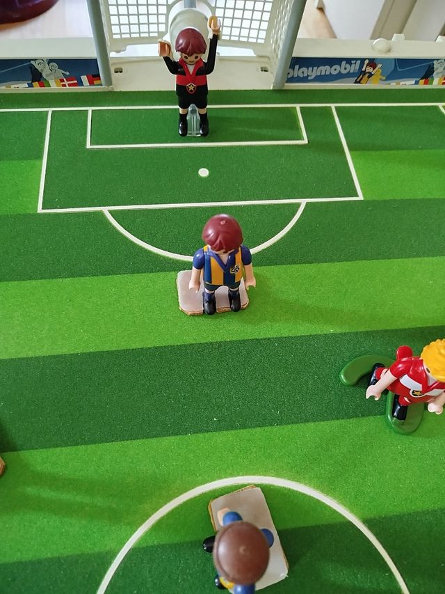 Futbolín de Playmobil impecable