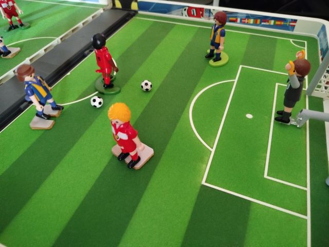 Futbolín de Playmobil impecable