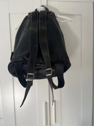 Mochila cuero auténtico sin usar