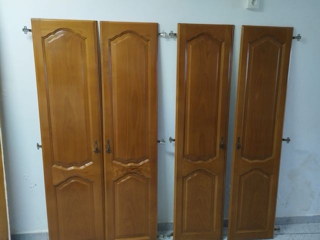 Puertas de armario (madera de castaño)