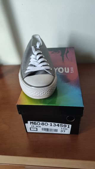 Zapatillas tipo Converse n°37