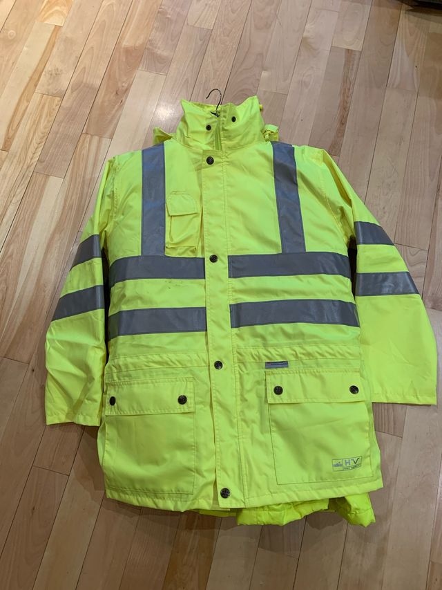 Chubasquero de trabajo reflectante