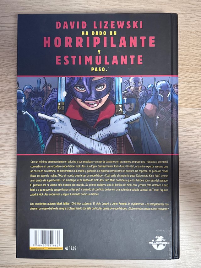 Cómics Kick-Ass 1 y 2 (Mark Millar y John Romita)