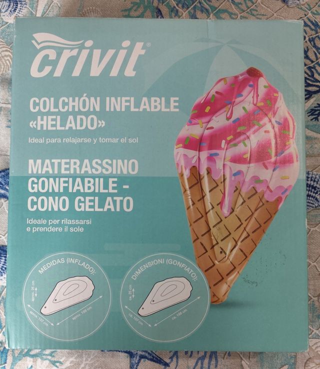 Materassino gonfiabile "Cono gelato"