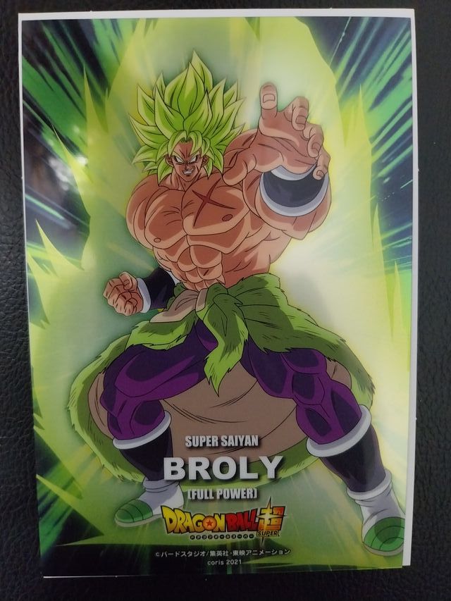 Dragon Ball Metallic Sheet Broly