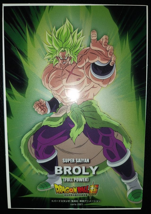 Dragon Ball Metallic Sheet Broly
