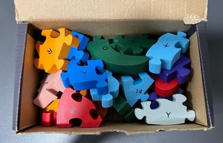 Lote 8 Juegos madera bebe / niño. 1 a 6 años