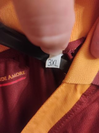 Maglia calcio ORIGINALE Asics As Roma 3XL 2013-14