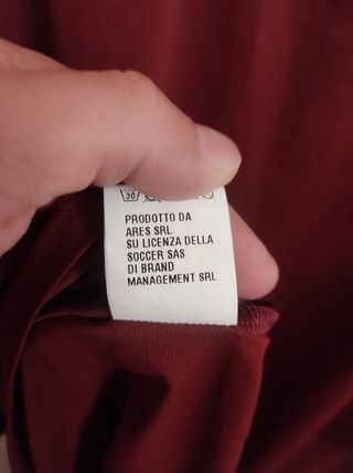 Maglia calcio ORIGINALE Asics As Roma 3XL 2013-14