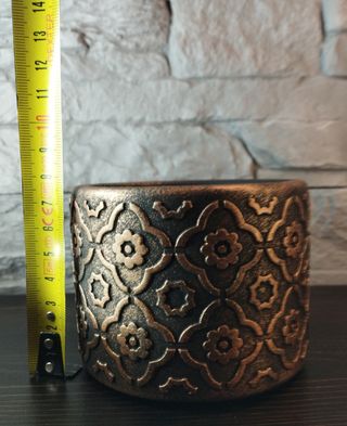 Set pz.2 vaso + porta candela