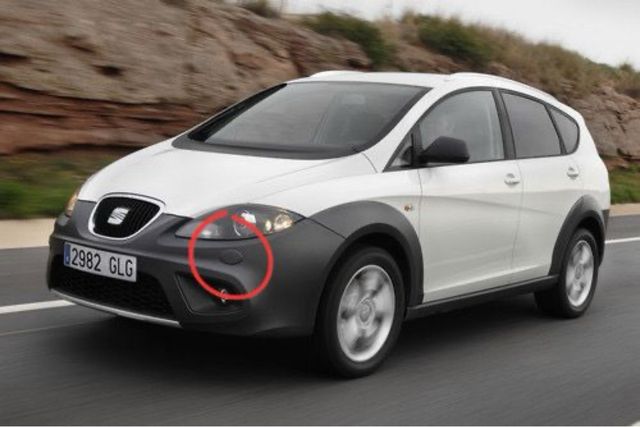 Coperchio lavafaro conducente Seat Leon/Altea