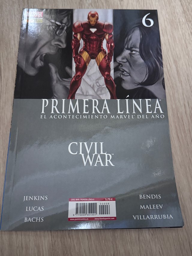 Cómics Colección Civil War de Marvel