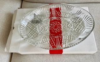 Antipastiera in vetro nuova mai utilizzata