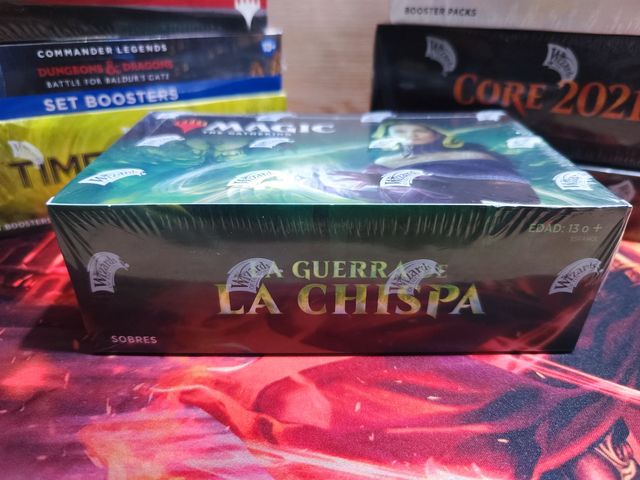 MTG La guerra de la chispa caja magic