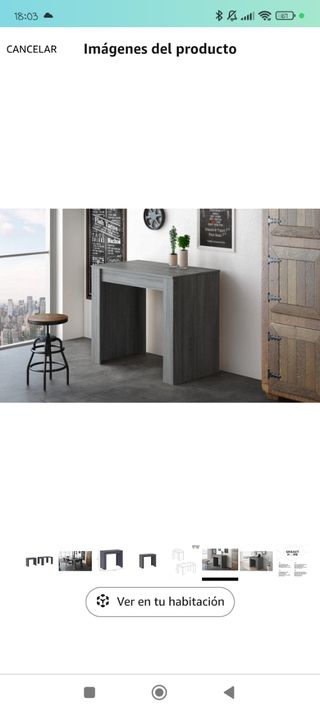 Mesa extensible 